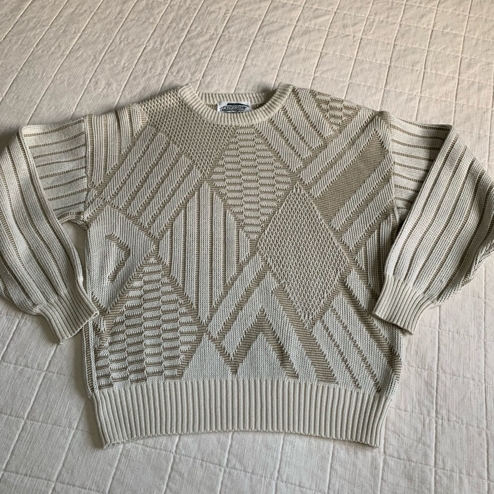 Vintage Grandpacore Geometric Sweater Size‎ Large